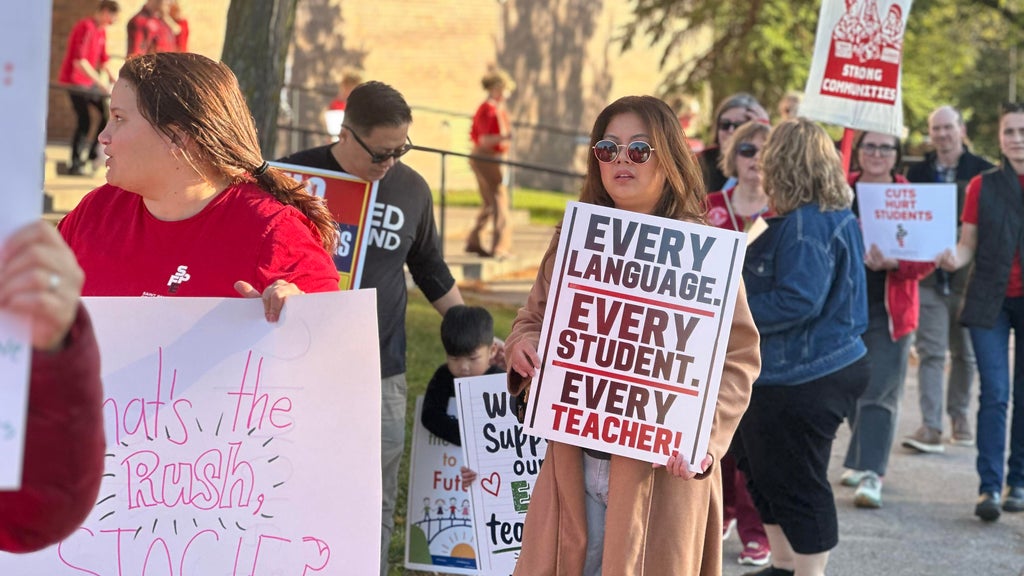 St. Paul school board delays vote on English learner teacher cuts after contentious, 5-hour meeting — WCCO / CBS Minnesota, Apple Valley Schools news