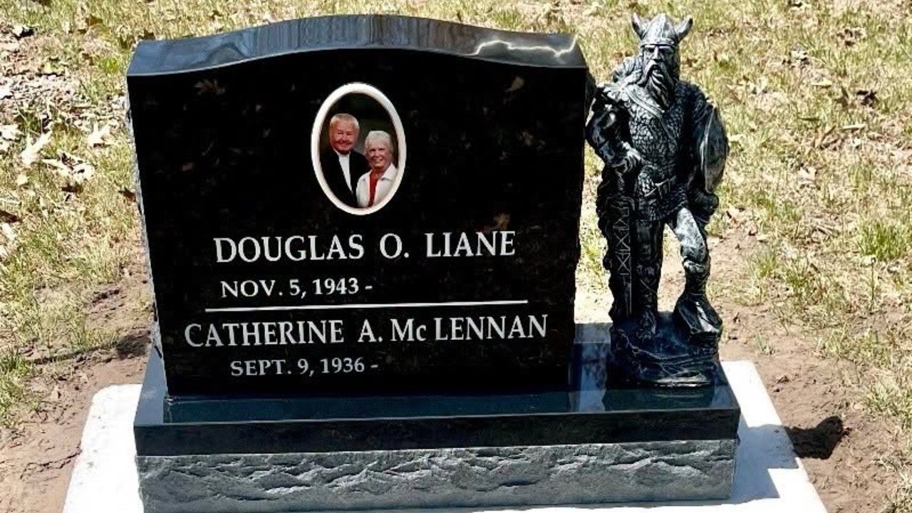 Minnesota couple seeking stolen Viking statue taken from Garrison Cemetery headstone — KSTP 5, Apple Valley Community news