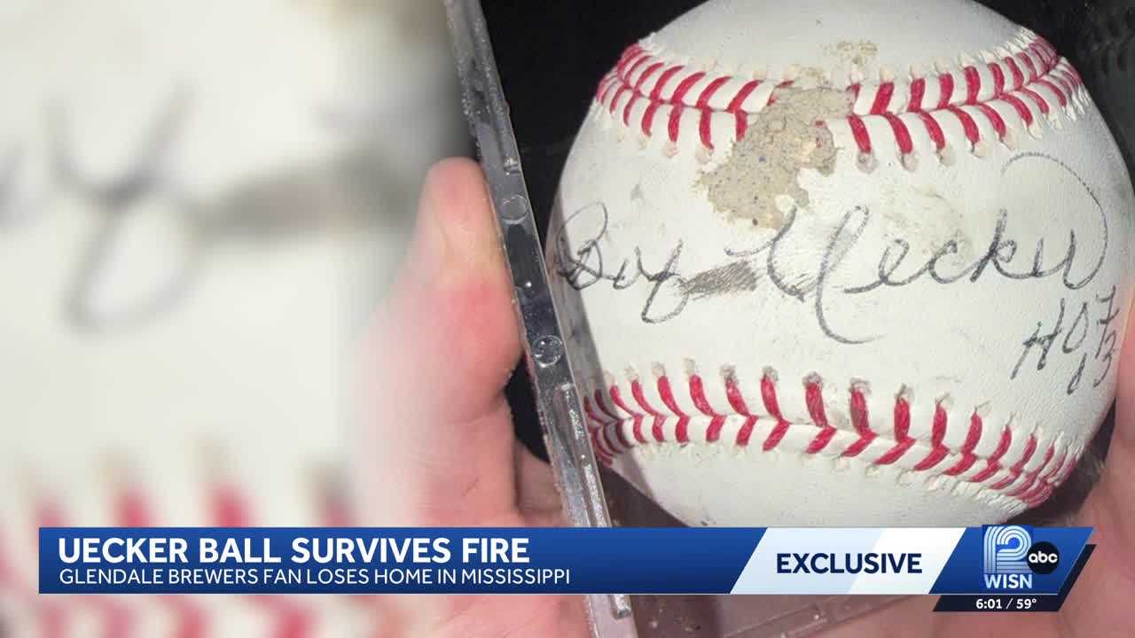 Cherished baseball signed by Bob Uecker survives Mississippi fire — WISN 12 Milwaukee, Apple Valley Community news