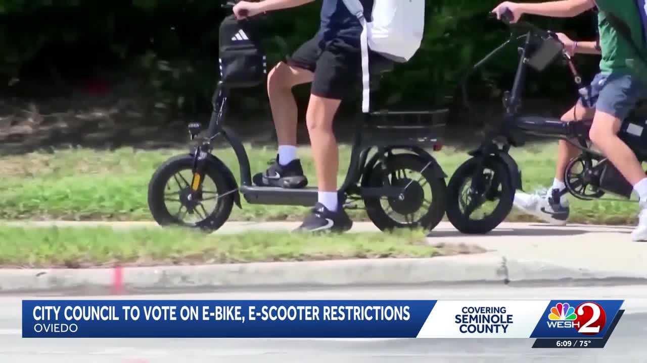 Oviedo city council to vote on micromobility rules to improve sidewalk safety — WESH 2 Orlando, Apple Valley Government news