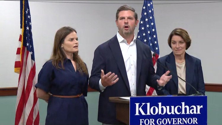 Parents of Harper Moyski backing Amy Klobuchar for governor — KARE 11 Local, Apple Valley Community news