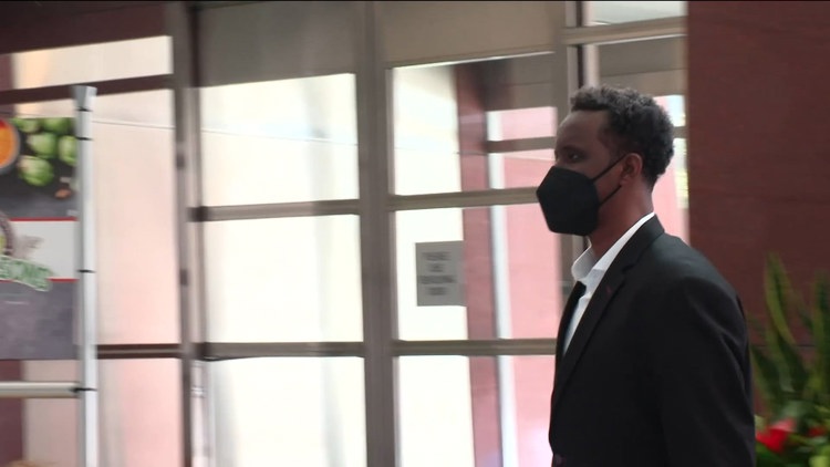 Salim Ahmed Said, accused architect of the Feeding Our Future scam, standing in court.
