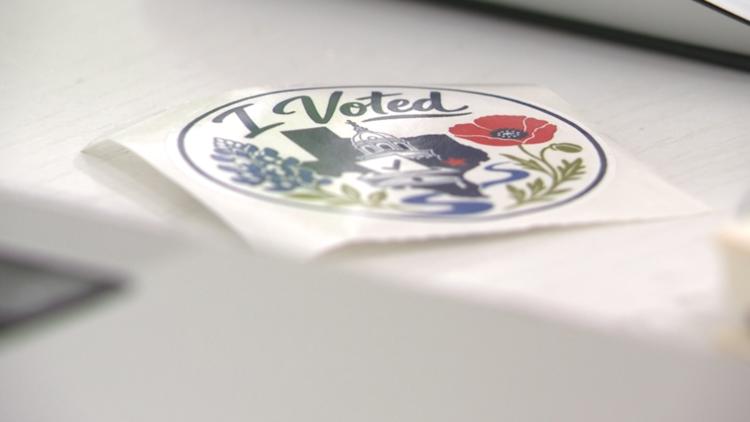 Too young to vote, but making her mark | Williamson County teen designs winning 'I Voted' sticker — KVUE (Austin), Apple Valley Schools news