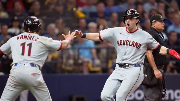Chase DeLauter and José Ramírez lead the Guardians to a 7-3 win over the Rays in Game 1 of the ALCS — WTSP Sports Tampa Bay, Apple Valley Sports news