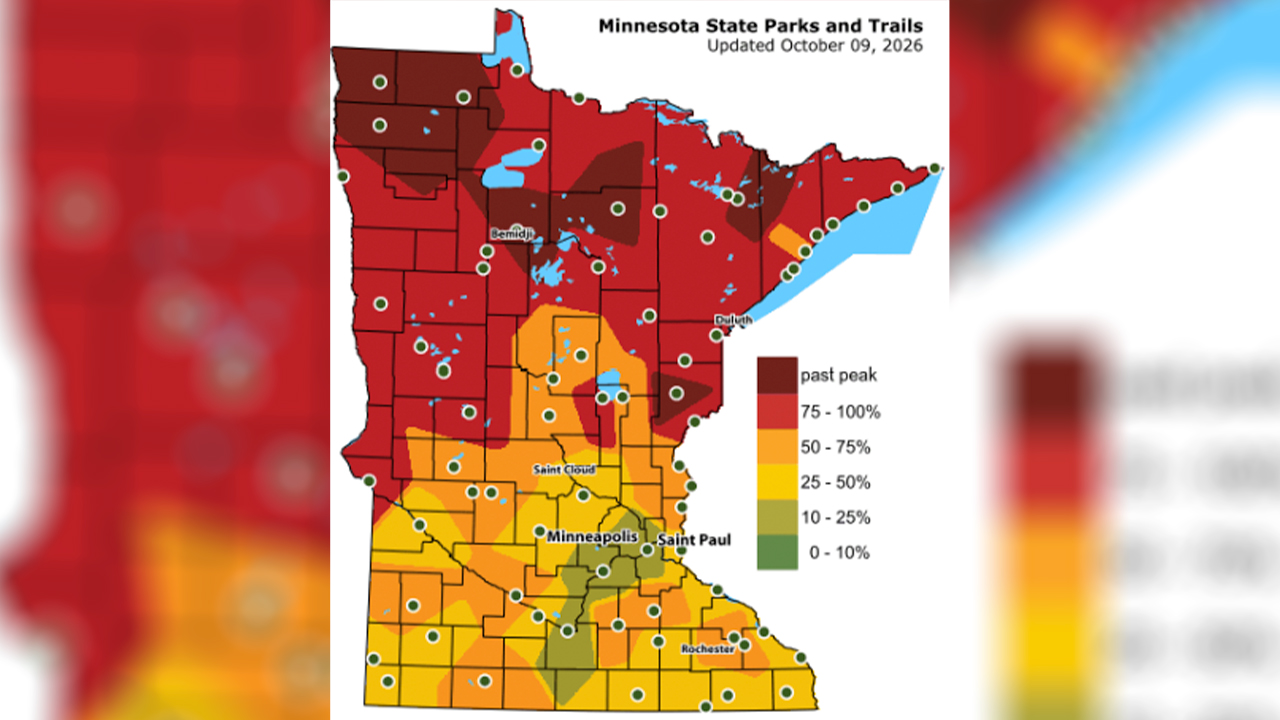 Map: Fall colors peaking across northern Minnesota — FOX 9, Apple Valley Community news