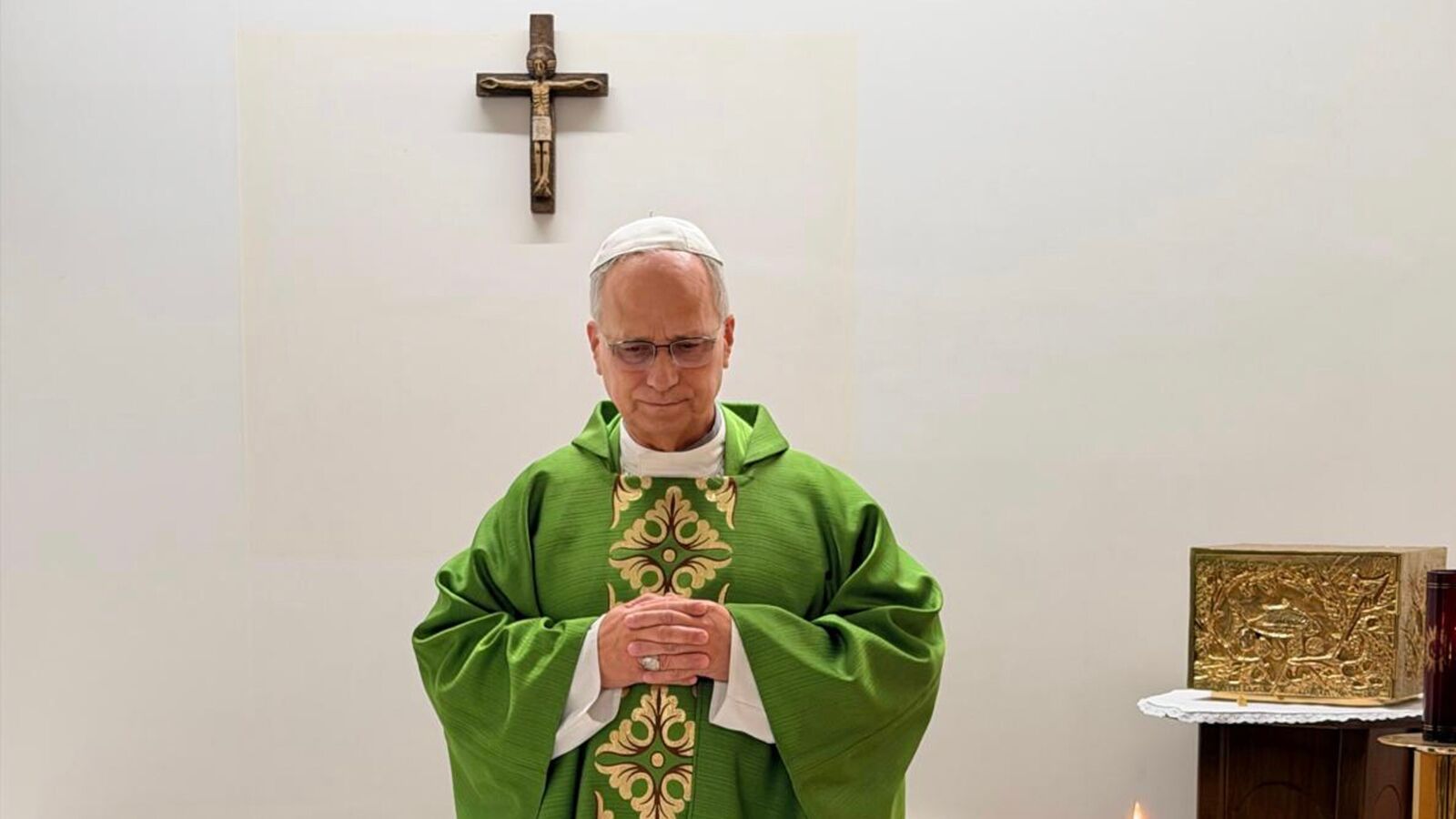 Pope Leo XIV celebrates Mass in hospital in first photos released since surgery — Mint India, Apple Valley Health news